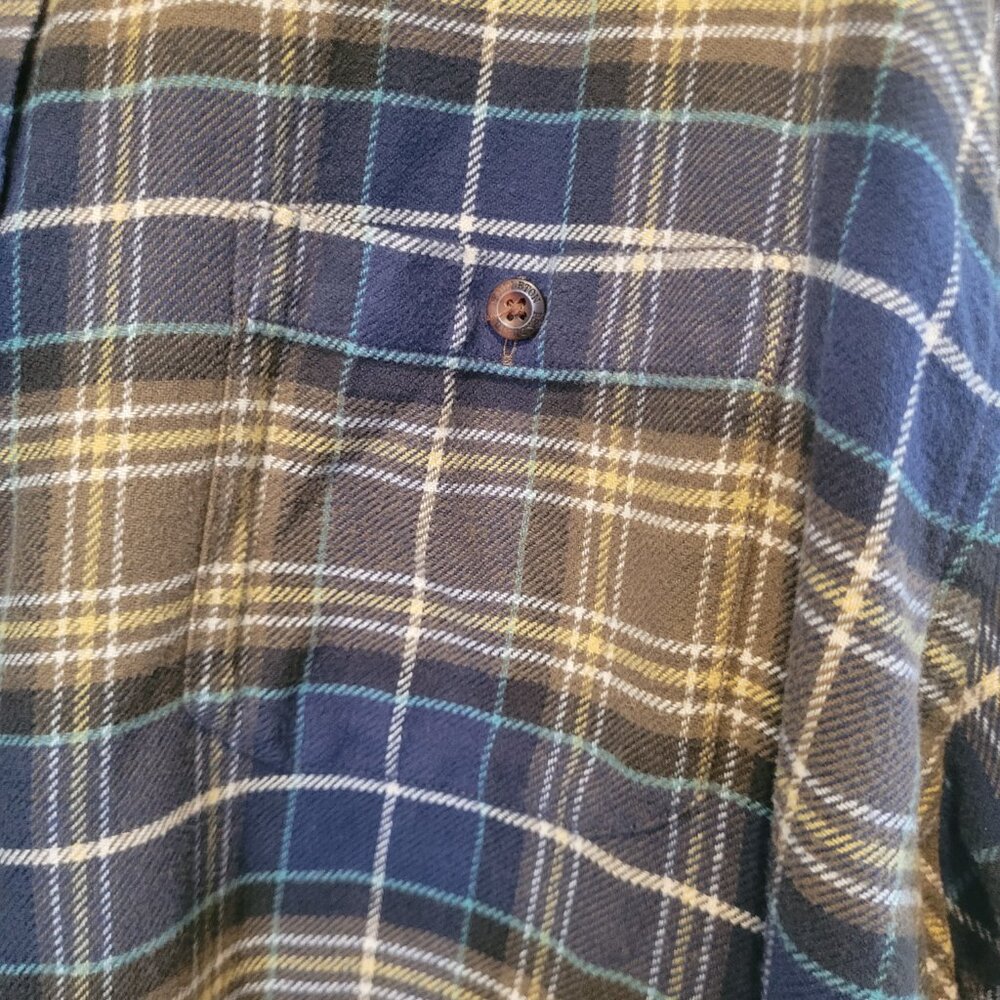 Pendleton Hawthorne Elbow Patch Plaid Flannel Shi… - image 3